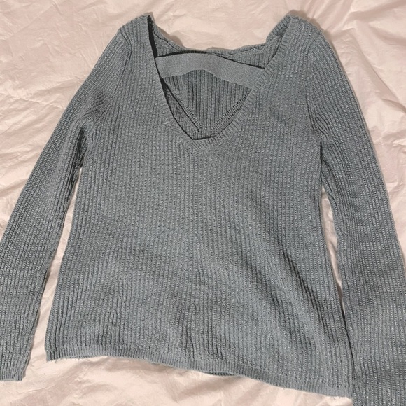 Open back knit sweater - EUC - Picture 2 of 2